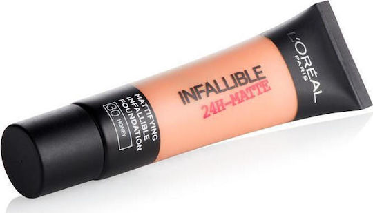 L'Oreal Paris Infaillible 24H Matte Cover Liquid Make Up 30 Honey 35ml