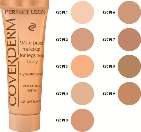 Coverderm Perfect Legs Waterproof SPF16 Liquid Foundation 09 50ml