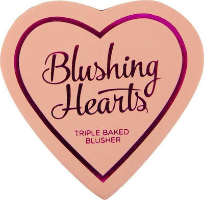 Revolution Beauty I Heart Blushing Hearts Peachy Pink Kisses