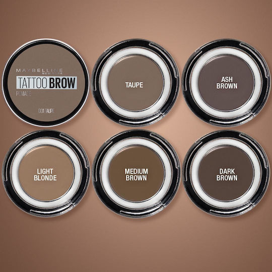 Maybelline Tattoo Brow Wasserdichte Pomade für Augenbrauen 04 Ash Brown