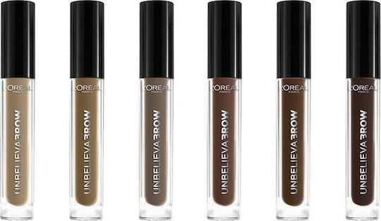 L'Oreal Paris Unbelieva Waterproof Gel For Eyebrows 104 Chestnut