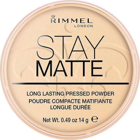 Rimmel Stay Matte Pressed Powder Пудра 001 Прозрачен 14гр