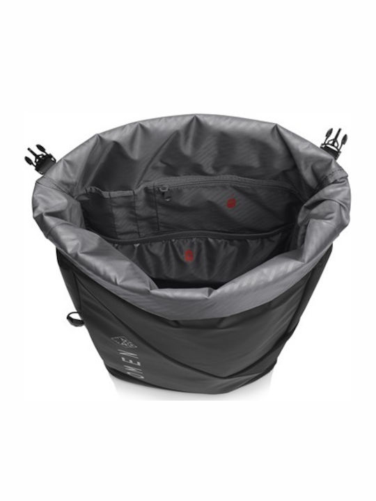 HP Transceptor 15 Rolltop Wasserdicht Tasche Rucksack für Laptop 15.6" in Schwarz Farbe