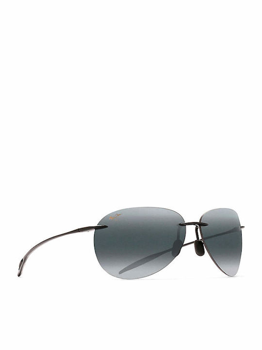 Maui Jim Sunglasses Μαύρα with Acetate Frame & Black Lens Maui Jim Sunglasses Μαύρα with Acetate Frame & Black Lens