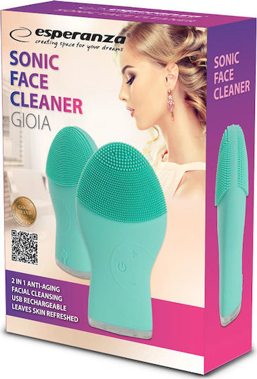 Esperanza Gioia Face Cleansing Brush Mint EBM003T