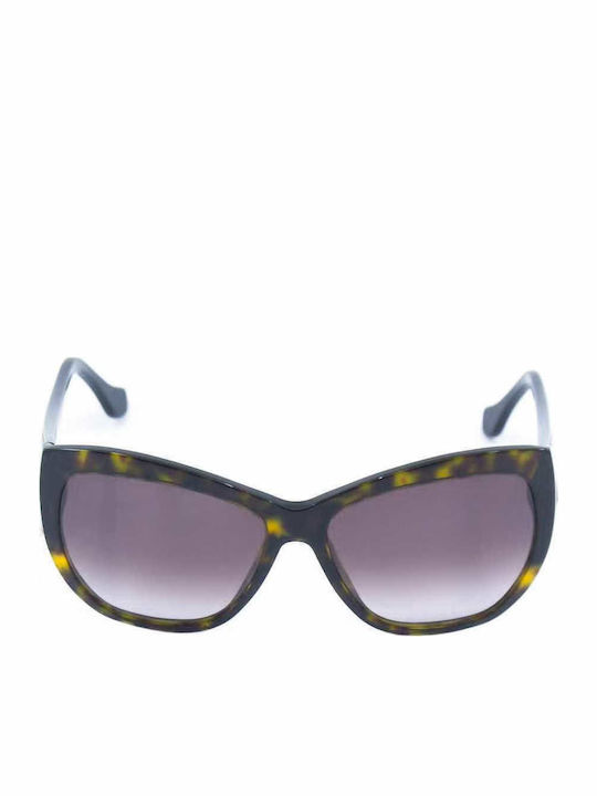 Balenciaga Damen Sonnenbrille mit Braun Kunststoff Gestell