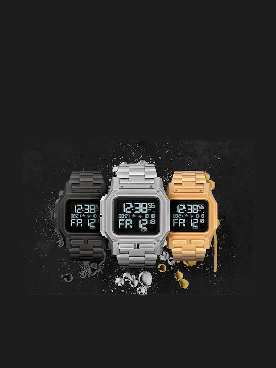 Nixon Regulus SS Ρολόι Μπαταρίας με Μεταλλικό Μπρασελέ