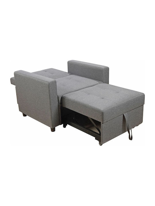 Imola Armchair Bed Light Grey 100x102x92cm
