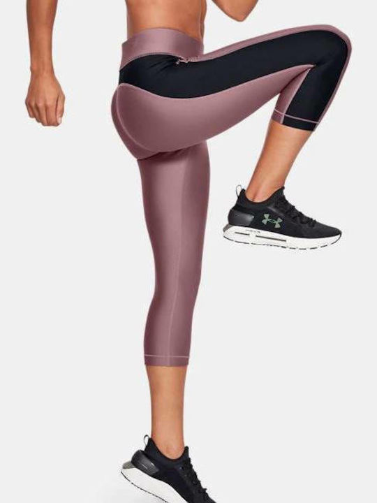 HeatGear Capri Обучение Дамско Дълго Колан Стягане Червено