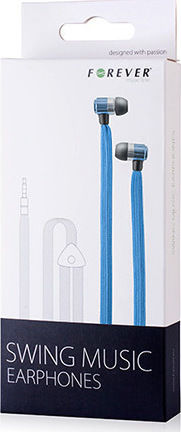 Forever Swing In-ear Handsfree με Βύσμα 3.5mm Μπλε
