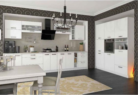 Charlotte Cabinet Wall White 80x30.5x71.8pcs