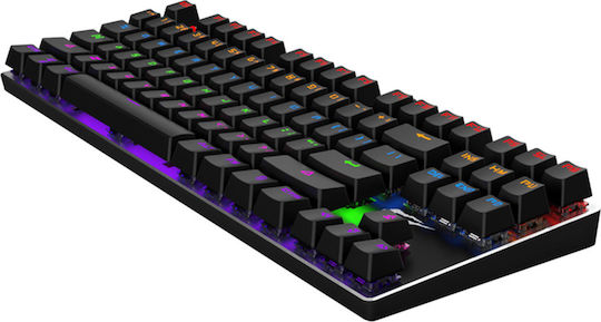 Havit KB435L Gaming Μηχανικό Πληκτρολόγιο Tenkeyless με Custom διακόπτες και RGB φωτισμό (Αγγλικό US)