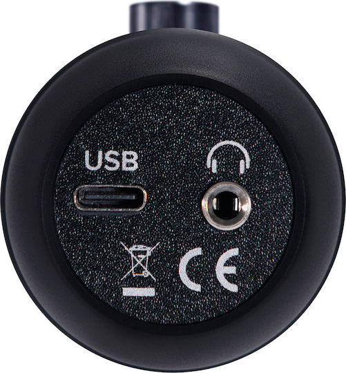 Mackie EM-USB Condenser Microphone Shock Mounted for Studio
