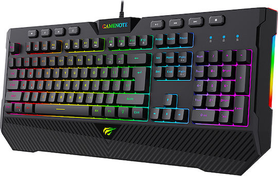 Havit KB486L Gaming Keyboard with RGB lighting (English US)
