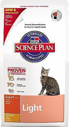 Hill's Science Plan Light Adult 1-6 Dry Food for Adult Sterilized Cats with Chicken 1.5kg