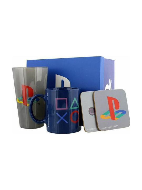 GB eye PlayStation Gift Box Classic 2019 Cană Ceramică Gri 4buc