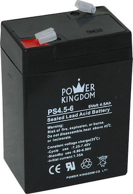 Kingdom Power PS4.5-6 Ersatzakku Akku Batterie 6V 4,5Ah 6Volt Wartungsfrei 