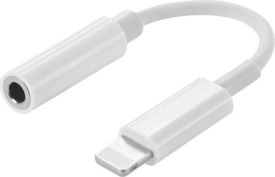 Muzik Converter Lightning male to 3.5mm female White 1pcs