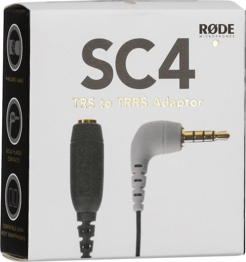 Rode SC4 Μετατροπέας 3.5mm male σε 3.5mm female 1τμχ