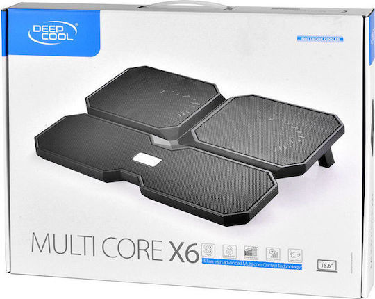 Deepcool MultiCore X6 Cooling Pad για Laptop έως 15.6" με 4 Ανεμιστήρες