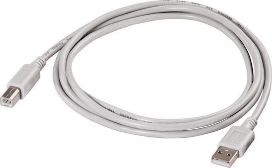 HAMA USB 2.0 Кабел USB-A мъжки - USB-B мъжки Сив 1.5м 00034694