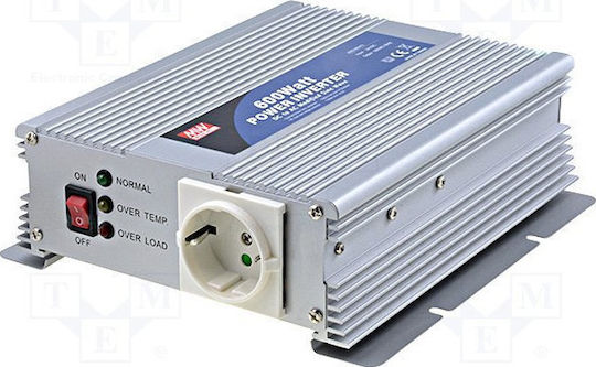 Mean Well A302-600-F3 Τροποποιημένου Ημιτόνου Inverter Ισχύος 600W με Τάση Εισόδου 24V (Μονοφασικό) 03.072.0013