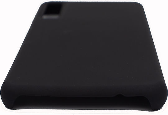 Forcell Back Cover Σιλικόνης Μαύρο (Galaxy A7 2018)