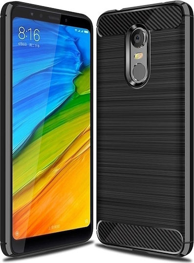 Hurtel Back Cover Σιλικόνης Μαύρο (Redmi 5 Plus)