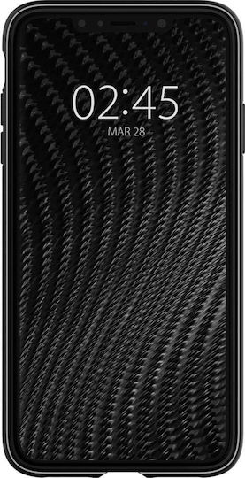 Spigen Rugged Armor Umschlag Rückseite Silikon Schwarz (iPhone XS Max)