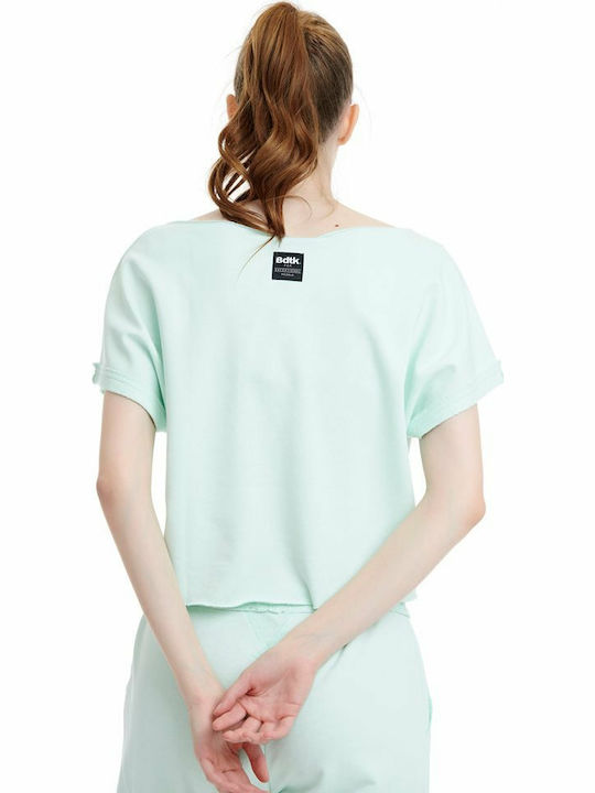 BodyTalk 1201-904128 Κοντομάνικο Crop Top Calm Green