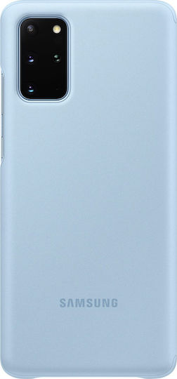 Samsung Clear View Cover Book Δερματίνης / Πλαστικό Γαλάζιο (Galaxy S20+)