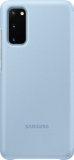 Samsung Book Synthetic Leather / Plastic Light Blue (Galaxy S20)