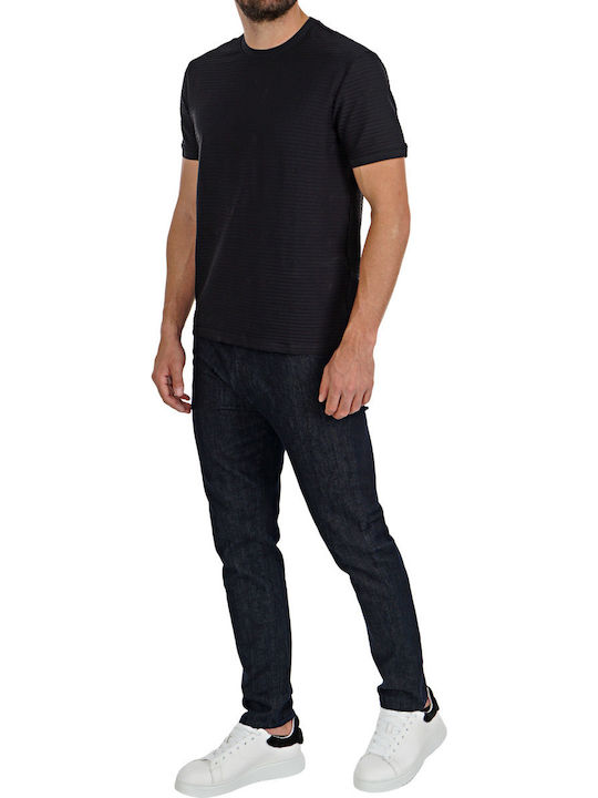 Emporio Armani Men's Denim Pants in Loose Fit Black