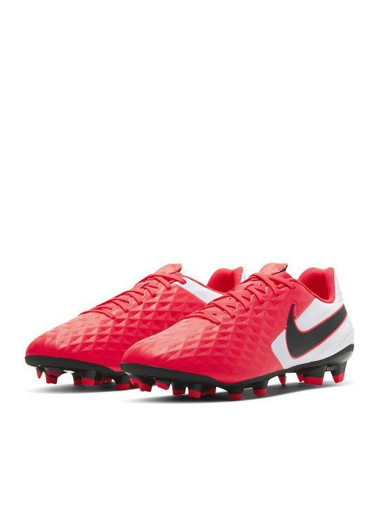 Nike Tiempo Legend 8 Academy FG MG Football Shoes with Cleats FG/MG Red
