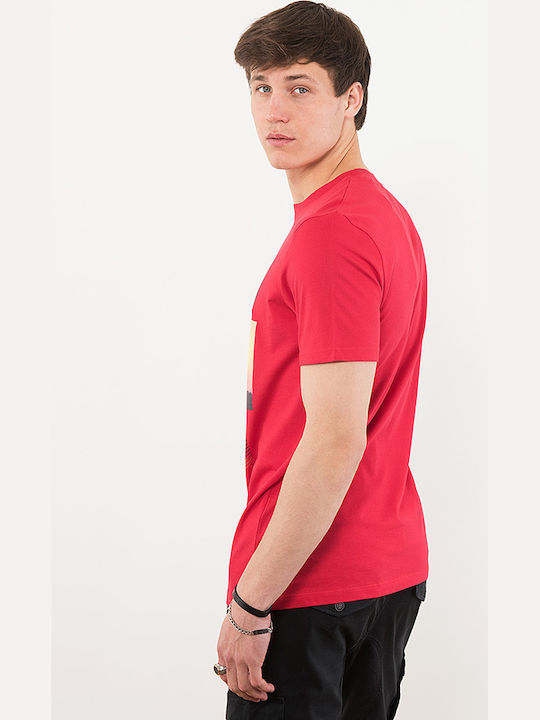 Jack & Jones Men's Short Sleeve T-shirt Chinese Red Friday