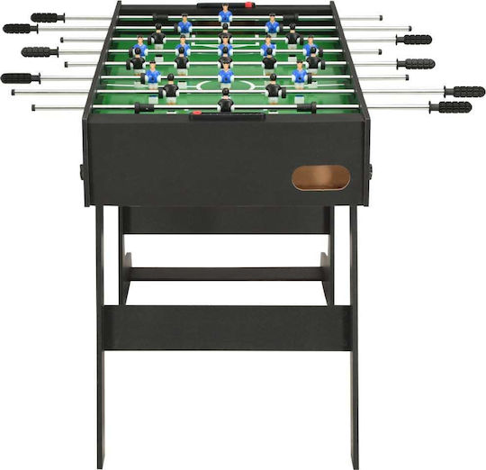 vidaXL Wooden Foldable Football Standing Table with Telescopic Rods L121xW61xH80cm