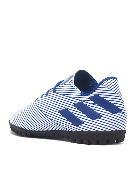adidas Nemeziz 19.4 Low Football Shoes TF with Molded Cleats White