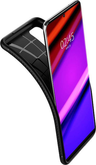 Spigen Rugged Armor Back Cover Σιλικόνης 2mm Μαύρο (Galaxy S20)