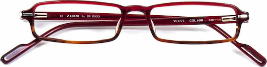Lozza Plastic Eyeglass Frame Burgundy 1777 6DR