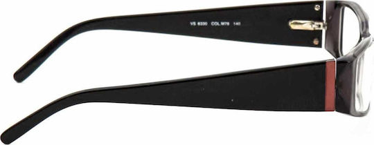 Sting Damen Acetat Brillengestell Grau 6330 M78
