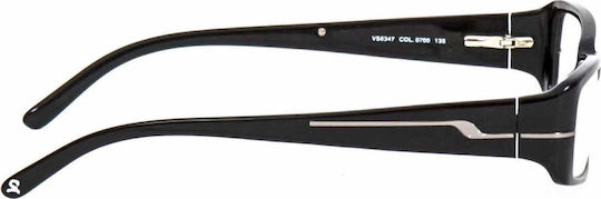 Sting Damen Acetat Brillengestell Schwarz 6347 0700