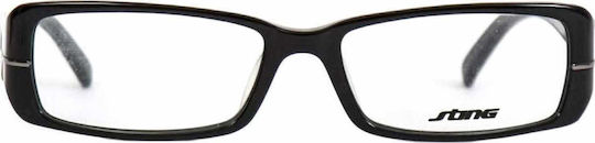 Sting Damen Acetat Brillengestell Schwarz 6347 0700