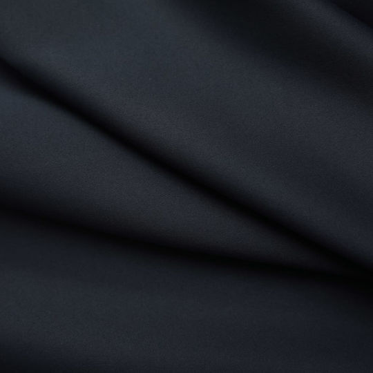 vidaXL Set Blackout Curtains With Pencil Pleat Black 140x175cm