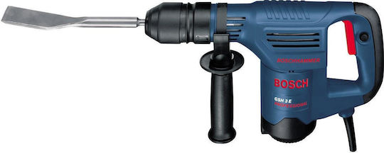 Bosch GSH 3 E Professional Κρουστικό Σκαπτικό Πιστολέτο Ρεύματος 650W με Υποδοχή SDS Plus 0611320703