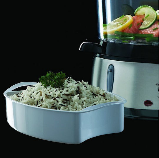Russell Hobbs Cook At Home Ατμομάγειρας με 3 Επίπεδα Μαγειρέματος 9lt