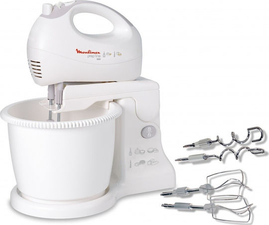 Moulinex Mixer cu Vas din Plastic 2.5lt Alb 450W
