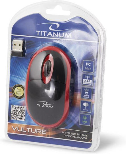 Esperanza Titanum 3D Vulture Wireless Mouse Red