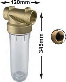 Atlas Filtri K3 DP 2P CFO CX Wasserfiltrationssystem Zentrale Versorgung / Unter der Spüle Durchmesser 1 1/2" 27011