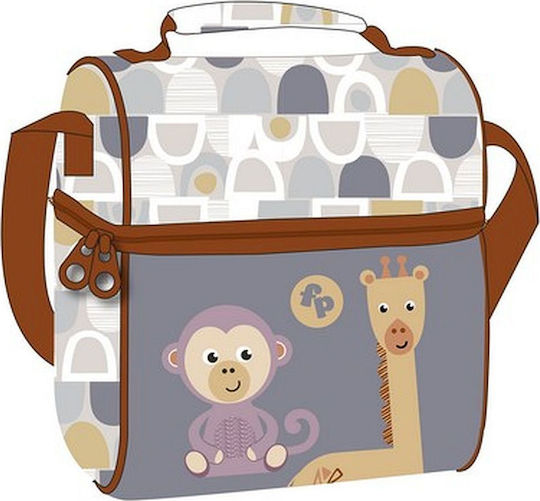 Fisher Price School Insulated Shoulder Lunch Bag 5lt Beige 20 x 14 x 24cm
