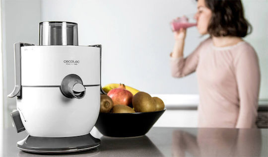 Cecotec StrongTitanium 19000 Storcător de fructe 650W Alb